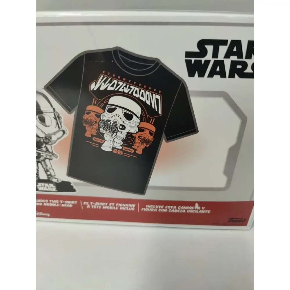 Star Wars Funko Stormtrooper And Tee Shirt (METALLIC) XL #296